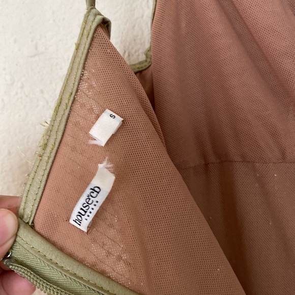 LIMITED EDITION House of CB 'Alondra' Cafe Au Lait Beaded Maxi Dress NWOT size S - Picture 6 of 16